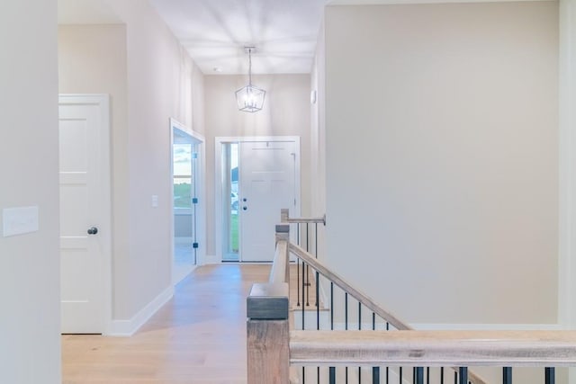 16729 Pinehurst Dr, Basehor, KS 66007 - foyer featuring light wood-type flooring and baseboards