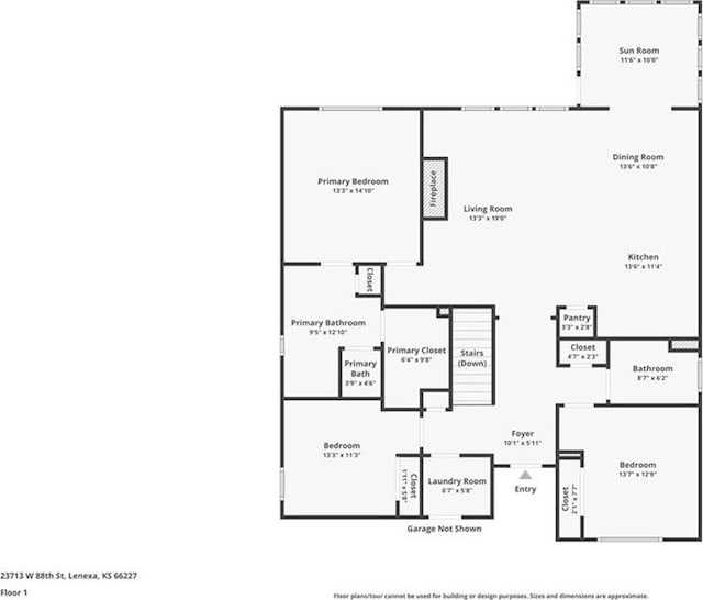 23713 W 88th St, Lenexa, KS 66227 - room layout