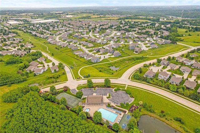 23713 W 88th St, Lenexa, KS 66227 - aerial view of property's location featuring a pool