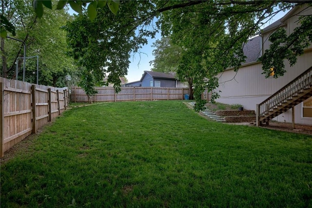 21830 S Race St, Spring Hill, KS 66083 - view of yard featuring stairs
