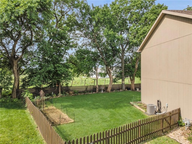 1302 N 159th St, Basehor, KS 66007 - view of yard with central air condition unit