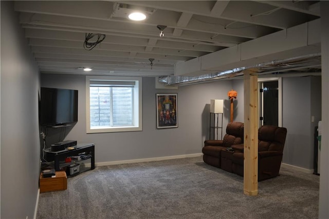 7141 SW F Hwy, Trimble, MO 64492 - basement with carpet and baseboards