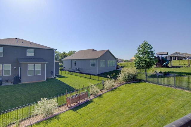 14485 S Houston St, Olathe, KS 66061 - view of yard with a garden