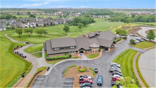 10601 N Euclid Ave, Kansas City, MO 64155 - aerial view of residential area with a golf club