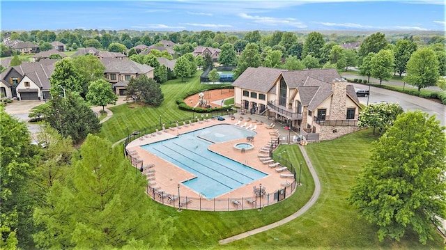 10601 N Euclid Ave, Kansas City, MO 64155 - view of subject property with a pool