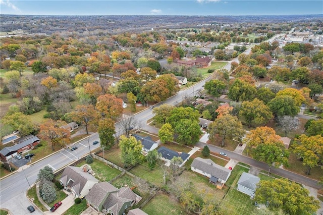 618 E 108th Ter, Kansas City, MO 64131 - aerial overview of property's location with nearby suburban area