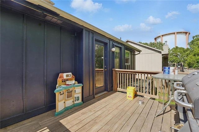 14713 W 149th Ct, Olathe, KS 66062 - wooden deck featuring area for grilling