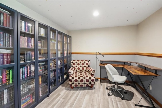 14713 W 149th Ct, Olathe, KS 66062 - home office with wood finished floors and baseboards