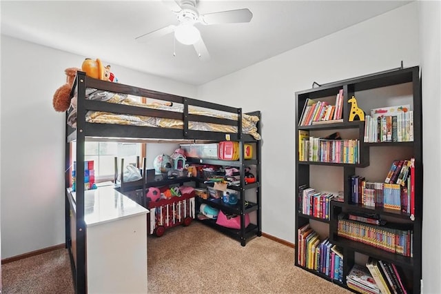 14713 W 149th Ct, Olathe, KS 66062 - carpeted bedroom featuring baseboards and a ceiling fan