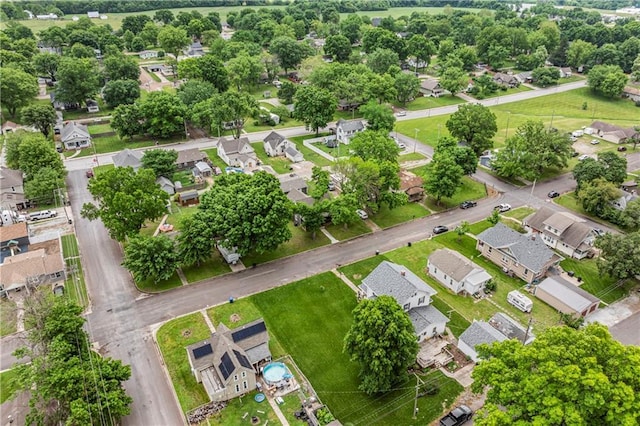 1105 S Gordon St, Concordia, MO 64020 - aerial perspective of suburban area