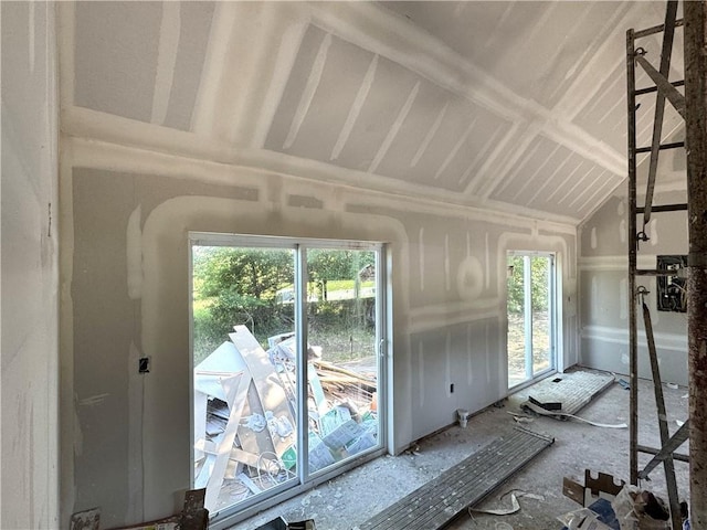 258 Sycamore Dr, Linn Valley, KS 66040 - misc room featuring vaulted ceiling