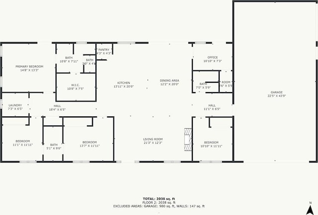 2363 Bainbridge Rd, Bates City, MO 64011 - home floor plan