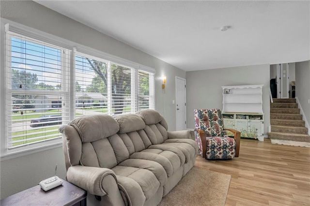 1018 S Elm St, Ottawa, KS 66067 - living room featuring light wood finished floors