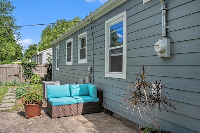 11410 W 68th Ter, Shawnee, KS 66203 - view of patio / terrace featuring central AC