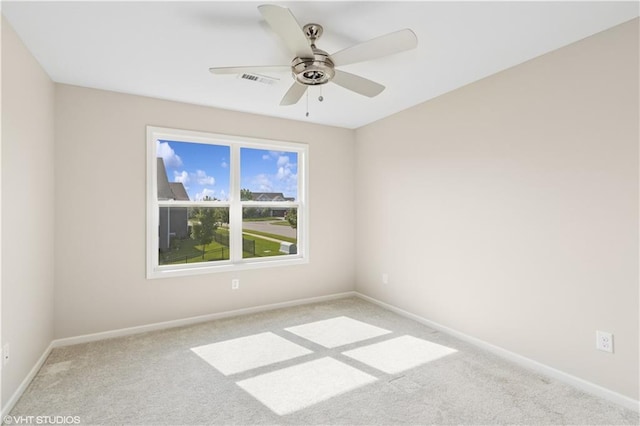 10429 W 170th Pl, Overland Park, KS 66221 - carpeted empty room featuring baseboards and a ceiling fan