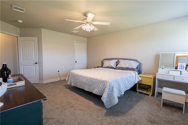 102 Zachary Ln, Carl Junction, MO 64834 - bedroom with carpet, baseboards, and ceiling fan