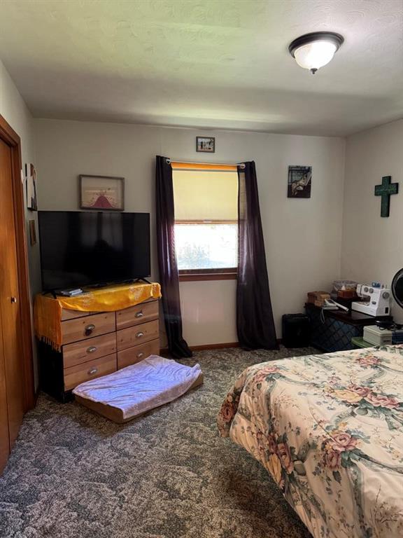 205 N Cherokee St, Girard, KS 66743 - bedroom featuring carpet floors and baseboards