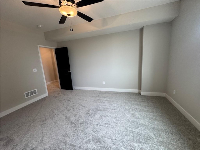 11494 S Longview Rd, Olathe, KS 66061 - carpeted spare room with a ceiling fan and baseboards