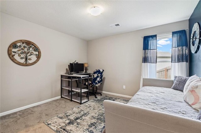 15700 NW 122nd St, Platte City, MO 64079 - carpeted bedroom featuring baseboards and an office area