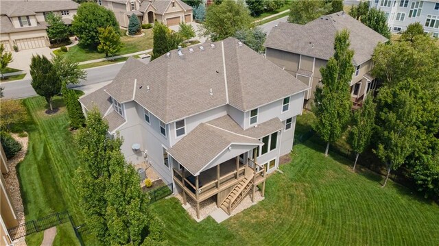 9101 W 158th St, Overland Park, KS 66221 - aerial view of residential area