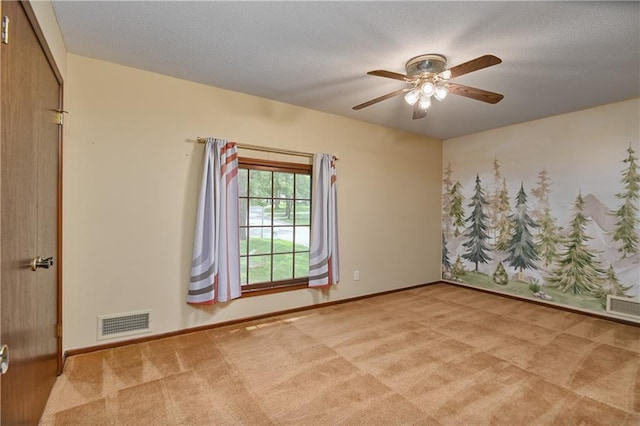 12614 Ensley Ln, Leawood, KS 66209 - unfurnished room with carpet flooring, ceiling fan, and baseboards