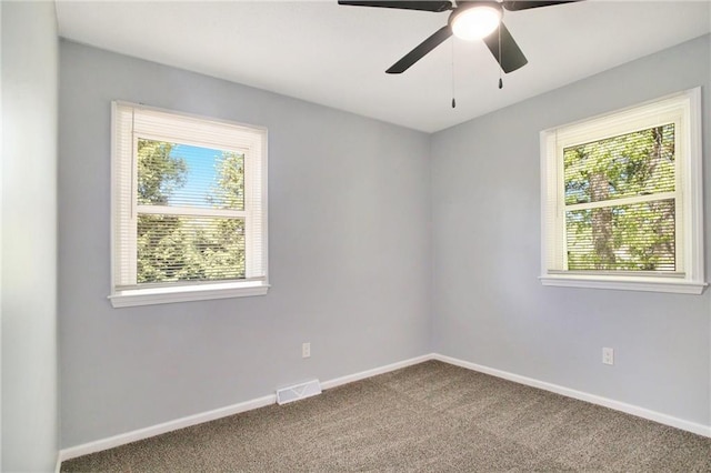 12309 Askew Dr, Grandview, MO 64030 - unfurnished room with plenty of natural light, carpet floors, and baseboards