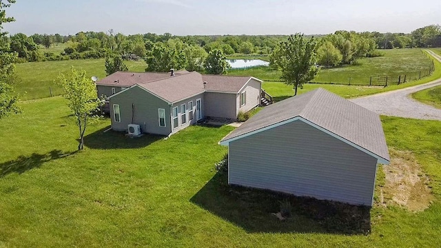 38686 Jingo Rd, Lacygne, KS 66040 - view from above of property with a large body of water