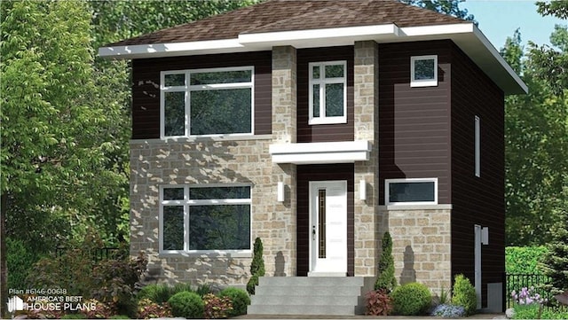 LOT2269 Scuba Ct, Gallatin, MO 64640 - contemporary home featuring stone siding