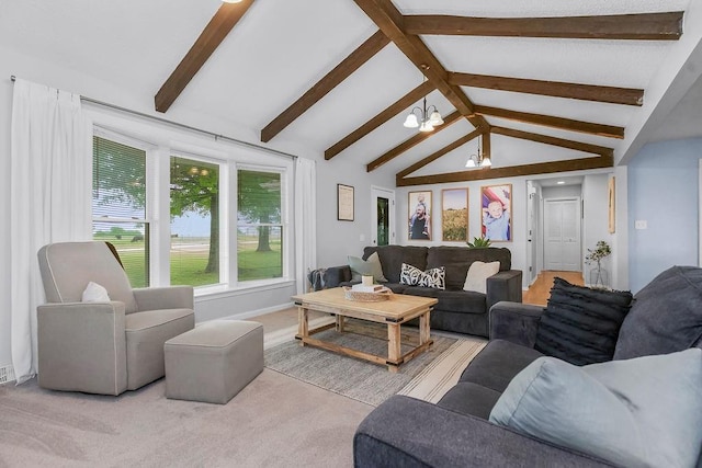 33991 Mission Belleview Rd, Louisburg, KS 66053 - living area with a chandelier, light carpet, and baseboards