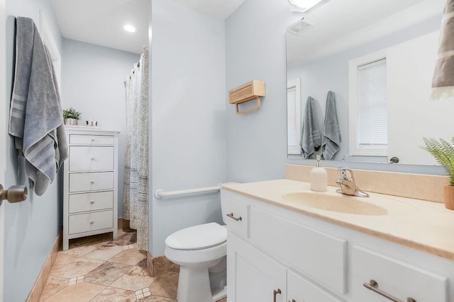 33991 Mission Belleview Rd, Louisburg, KS 66053 - bathroom featuring vanity and toilet