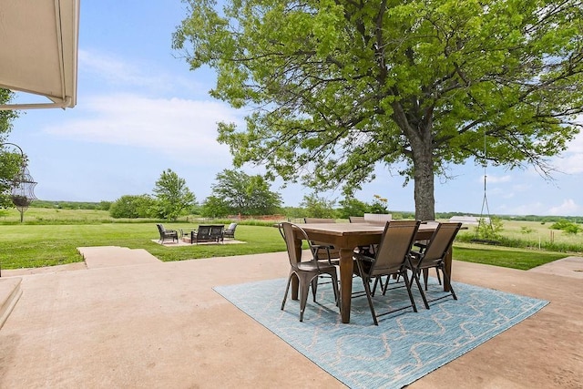 33991 Mission Belleview Rd, Louisburg, KS 66053 - view of patio / terrace with outdoor dining area