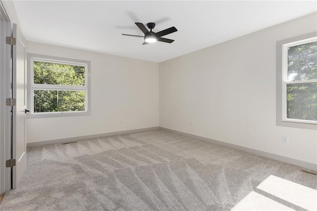 38 NW 525th Rd, Warrensburg, MO 64093 - unfurnished room with ceiling fan and light carpet