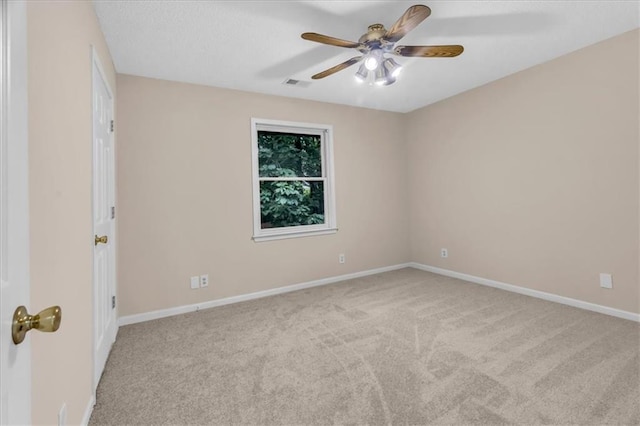 4506 NW Apache Dr, Riverside, MO 64150 - carpeted spare room with a ceiling fan and baseboards
