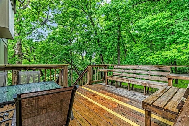 4506 NW Apache Dr, Riverside, MO 64150 - view of wooden deck