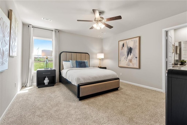 37838 W 208th Ter, Edgerton, KS 66021 - bedroom with carpet floors, baseboards, and ceiling fan