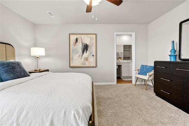 37838 W 208th Ter, Edgerton, KS 66021 - carpeted bedroom with baseboards and ceiling fan