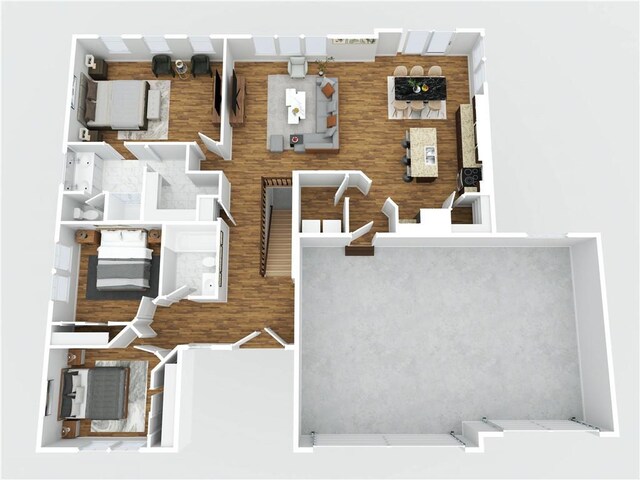 805 W Solomon Dr, Lone Jack, MO 64086 - floor plan / room layout