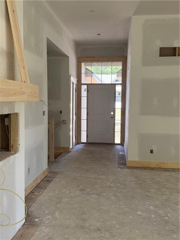 303 SW 17th St, Oak Grove, MO 64029 - foyer entrance with baseboards