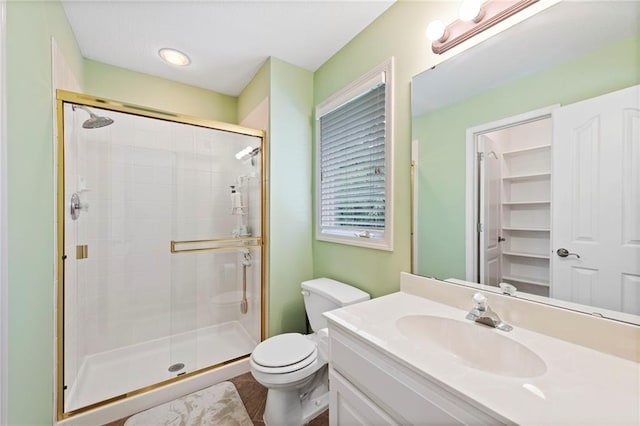 15141 Windsor Cir, Leawood, KS 66224 - full bathroom with a shower stall and vanity