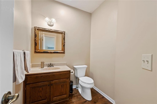 15141 Windsor Cir, Leawood, KS 66224 - half bathroom with wood finished floors and vanity