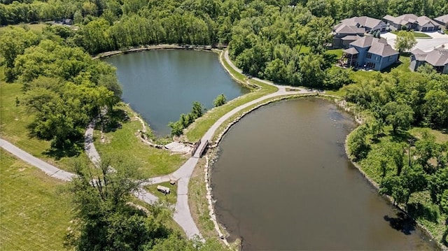12930 N Champanel Way, Platte City, MO 64079 - aerial overview of property's location with a large body of water