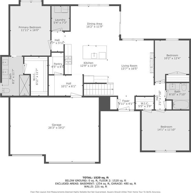 12930 N Champanel Way, Platte City, MO 64079 - property floor plan