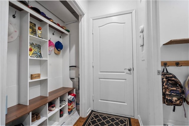 2705 W 137th Pl, Leawood, KS 66224 - mudroom with wood finished floors