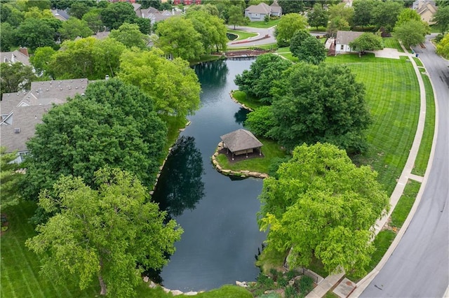 2705 W 137th Pl, Leawood, KS 66224 - drone / aerial view of a nearby body of water