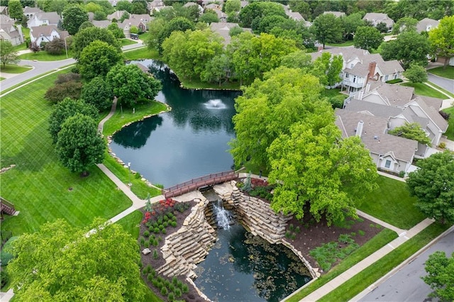 2705 W 137th Pl, Leawood, KS 66224 - aerial view of residential area featuring a nearby body of water