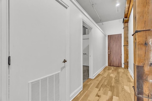 200 Main St Unit 211, Kansas City, MO 64105 - corridor with light wood-style flooring and baseboards