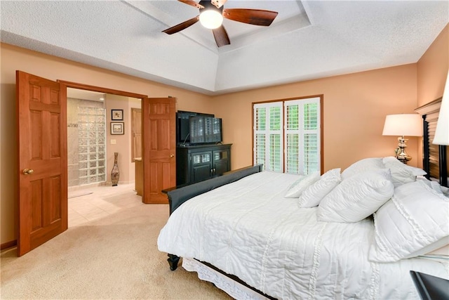 10500 Reeder St, Overland Park, KS 66214 - bedroom with a tray ceiling, carpet floors, ceiling fan, and baseboards