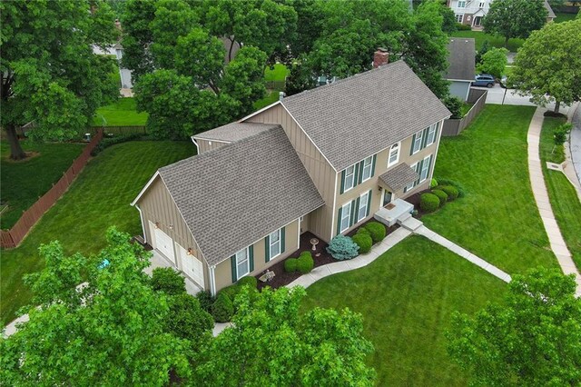 10500 Reeder St, Overland Park, KS 66214 - aerial view of property and surrounding area