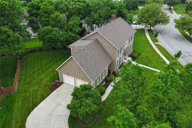 10500 Reeder St, Overland Park, KS 66214 - view from above of property