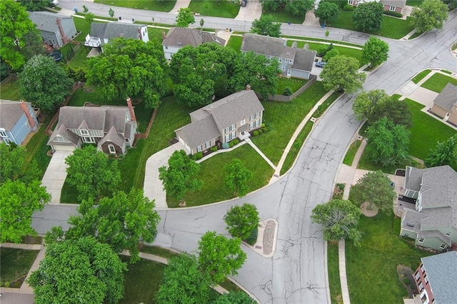 10500 Reeder St, Overland Park, KS 66214 - aerial perspective of suburban area